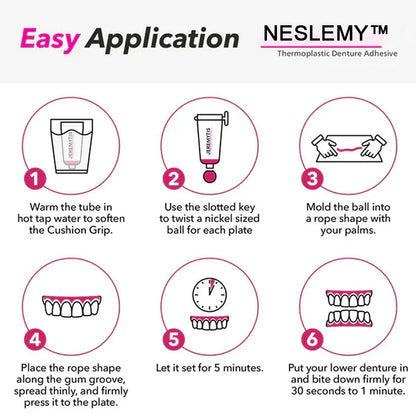 ✨[Official Brand Store] NESLEMY™ Thermoplastic Denture Adhesive (✨BUY 2 GET 1 FREE🎁)