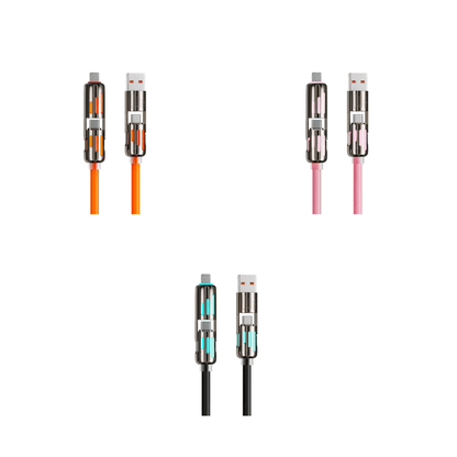 📲⚡ 4-in-1 USB  Cable