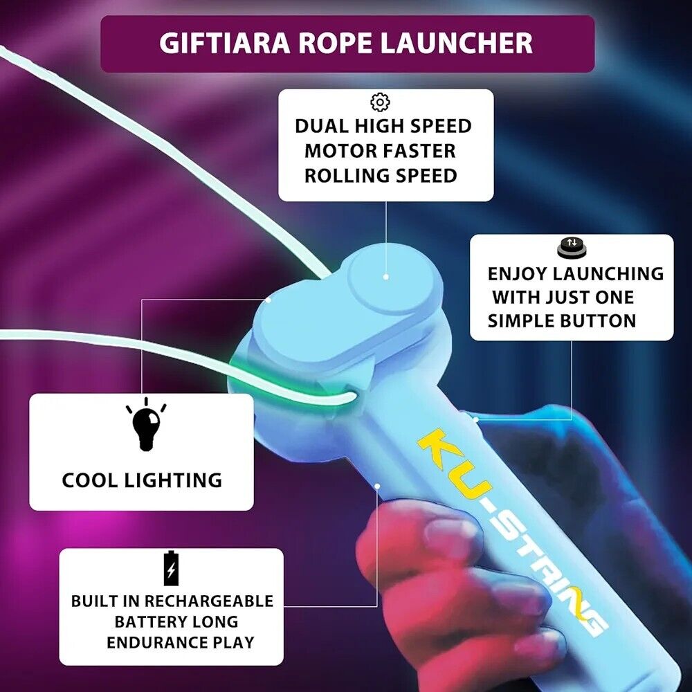 Infinity Looping Ku-String Rope Launcher Toy